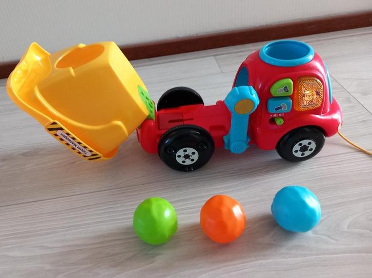 Vtech Telpret Kiepwagen geheel compleet, Kinderen en Baby's, Speelgoed | Vtech, Zo goed als nieuw, 6 maanden tot 2 jaar, Ophalen of Verzenden
