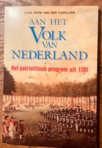 Aan het volk van Nederland - Van der Capellen, Ophalen of Verzenden, Zo goed als nieuw