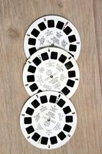 set 3 view master disks schijfjes Kuifje de Zonnetempel, Verzamelen, Stripfiguren, Gebruikt, Verzenden, Kuifje, Gebruiksvoorwerp