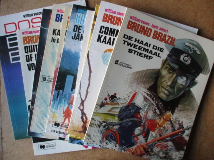 adv7583 bruno brazil, Boeken, Stripboeken, Gelezen, Eén stripboek, Ophalen