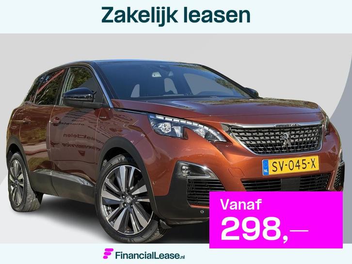 Peugeot 3008 1.2 PureTech GT Line | ZUID | 130pk | Trekhaak, Auto's, Peugeot, Bedrijf, Lease, Financial lease, ABS, Airbags, Airconditioning