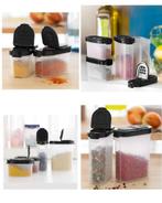 Tupperware Kruidenovaaltjes (2) # 125 ml, Ophalen of Verzenden, Nieuw, Bus of Trommel