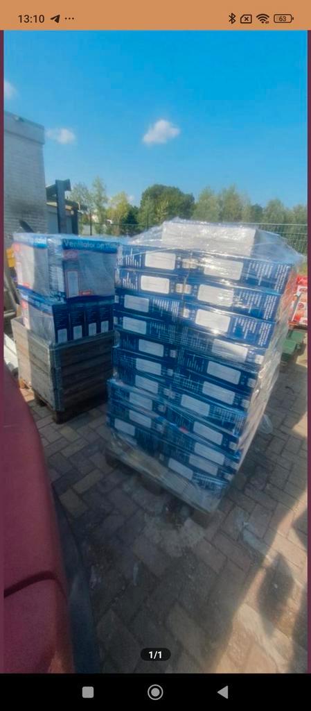 Partij van 50 nieuwe VB ventilatoren, elk in doos. Ideaal, Witgoed en Apparatuur, Ventilatoren, Zo goed als nieuw, Ophalen of Verzenden