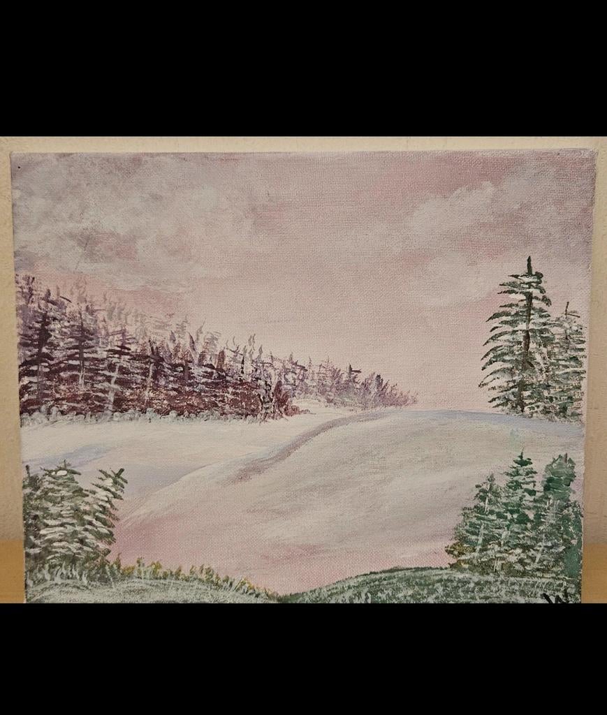 winter landschap schilderijen, Antiek en Kunst, Ophalen of Verzenden