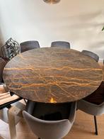 Ronde marmeren eettafel - Aime Te - 150cm, Ophalen, Overige materialen, 100 tot 150 cm, Rond