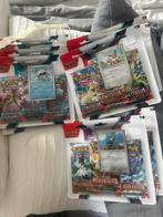 Verschillende 3 pack blisters- pokemon, Nieuw, Ophalen of Verzenden, Booster