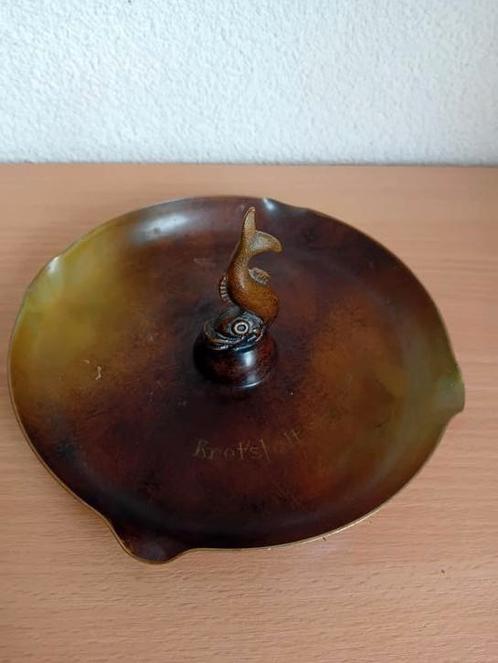 Brons schaaltje Zweeds  vis, Antiek en Kunst, Antiek | Koper en Brons, Ophalen