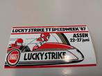ASSEN TT SPEEDWEEK 87 STICKER, MOTORRACE, WEGRACE, Verzenden, Zo goed als nieuw, Motoren