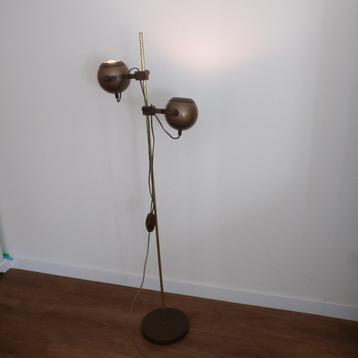 Bol lamp brons Schröder & Co jaren 80