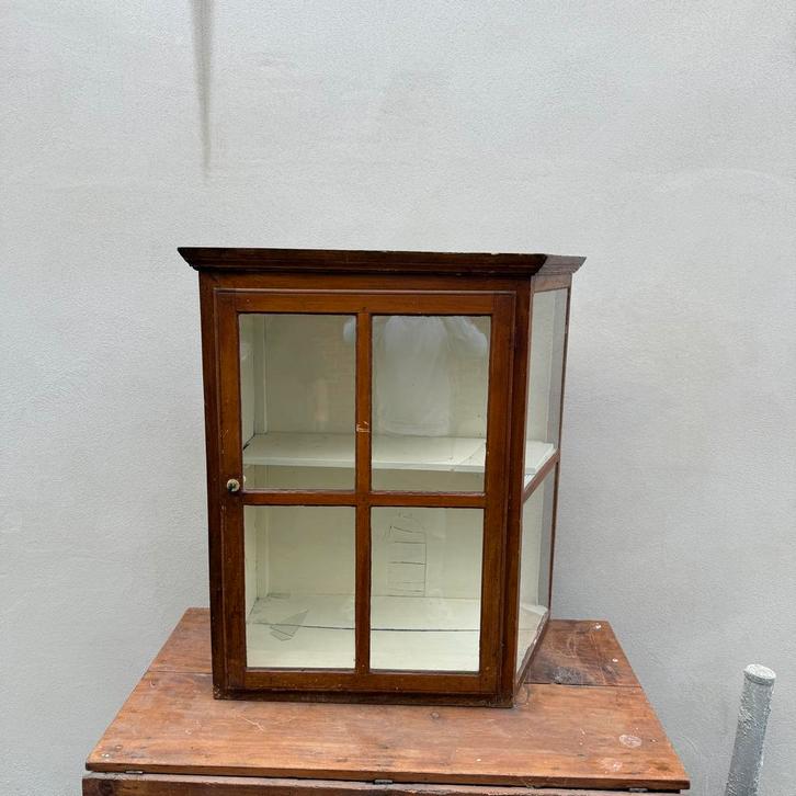 Antieke Toonbankvitrine - Charmant en Uniek!, Antiek en Kunst, Antiek | Meubels | Kasten, Ophalen