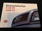 Audi 80 / S2 Instructieboekje (Nederlands), Ophalen of Verzenden