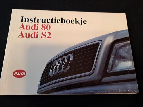Audi 80 / S2 Instructieboekje (Nederlands), Auto diversen, Handleidingen en Instructieboekjes, Ophalen of Verzenden