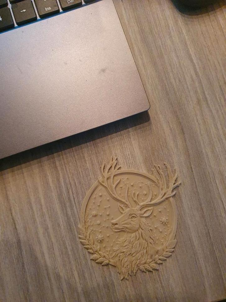 Houten Kerstdecoratie - Rendier, Antiek en Kunst, Kunst | Beelden en Houtsnijwerken, Ophalen