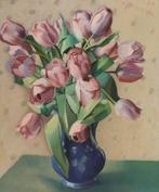 ==uit 1938==Raoul Martinez 1876 - 1974==tulpen in vaas ==, Antiek en Kunst, Kunst | Schilderijen | Klassiek, Ophalen of Verzenden