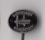 Dordrecht Supermarkt Kortleve speldje, Verzamelen, Speldjes, Pins en Buttons, Gebruikt, Niet vindbaar, Niet vindbaar, Speldje of Pin