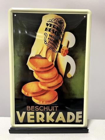 Verkade metalen reclamebord (Old Look) beschikbaar voor biedingen