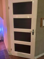 Opdek binnendeur met glas - Links - 83x200, Doe-het-zelf en Verbouw, Deuren en Horren, Ophalen, 80 tot 100 cm, Binnendeur, 200 tot 215 cm