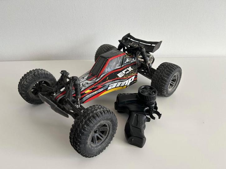 Horizon ECX AMP 2,4ghz 1/10 rc auto, Hobby en Vrije tijd, Modelbouw | Radiografisch | Auto's, Gebruikt, Auto offroad, Elektro
