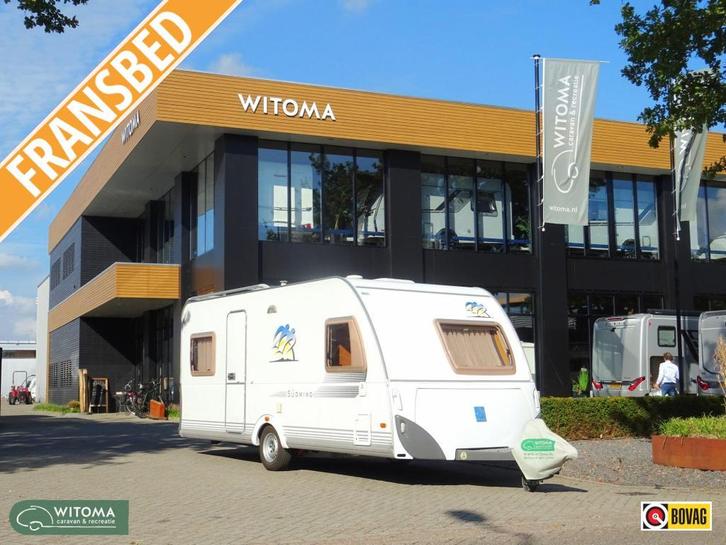 Knaus Sudwind 500 FU Compleet incl. voort, Caravans en Kamperen, Caravans, tot en met 4, 1000 - 1250 kg, Rondzit, Knaus, Lengtebed