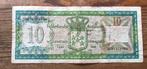 Nederlandse Antillen 10 gulden 1984 circulatie zie foto’s, Postzegels en Munten, Bankbiljetten | Nederland, Los biljet, Ophalen of Verzenden