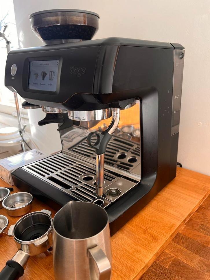 Sage Barista Touch Espressomachine - Gebruikt, Witgoed en Apparatuur, Koffiezetapparaten, Gebruikt, Koffiebonen, Espresso apparaat