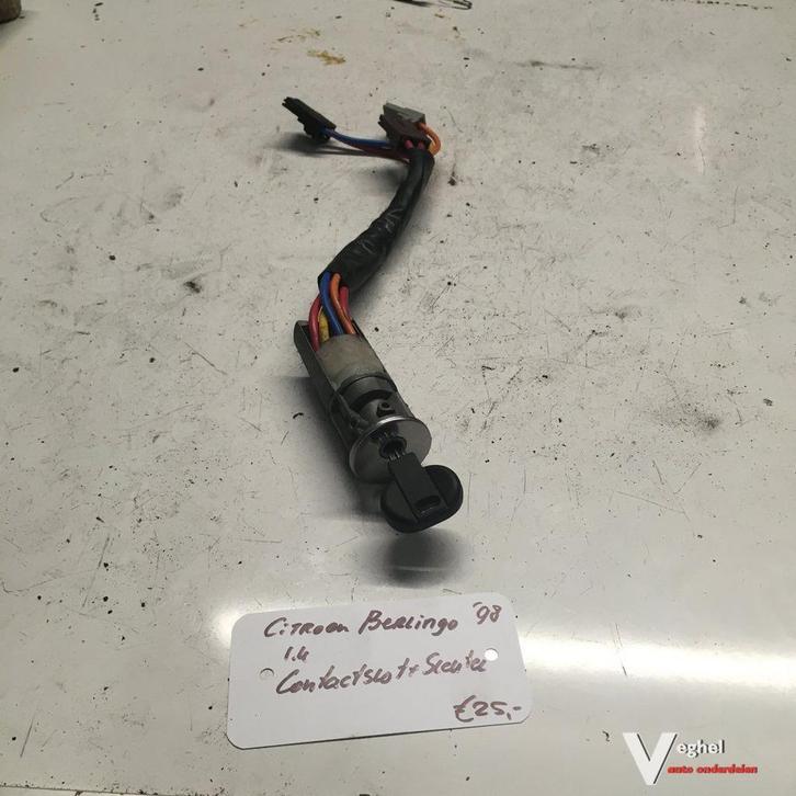 Citroen Berlingo 1998  Contactslot met sleutel, Auto-onderdelen, Carrosserie en Plaatwerk, Gebruikt, Ophalen of Verzenden