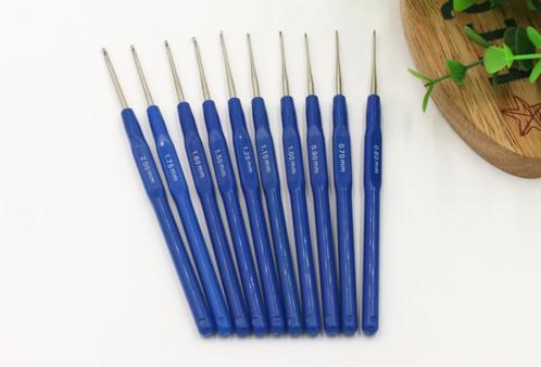 8 Dunne Haaknaalden Set / 0.6-1.75mm Haaknaald Haken Naald, Hobby en Vrije tijd, Breien en Haken, Nieuw, Haken, Naald, Verzenden