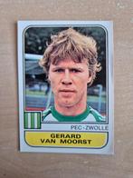Panini Voetbal 82 Gerard van Moorst PEC Zwolle, Ophalen of Verzenden, Zo goed als nieuw, Overige binnenlandse clubs, Poster, Plaatje of Sticker