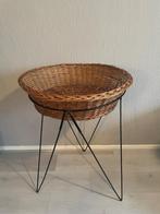 Vintage Winkel Mand - Riet – Rotan – Rohe Noordwolde, Huis en Inrichting, Ophalen, Gebruikt, Mand, Rond
