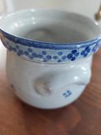 Potten Pannen keramisch blauw keuekn bestek potje bakje, Huis en Inrichting, Keuken | Potten en Pannen, Verzenden, Zo goed als nieuw
