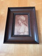 Litho vrouwenportret, Antiek en Kunst, Ophalen
