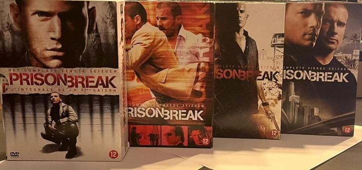 Prison Break seizoen 1 t/m 4, Cd's en Dvd's, Dvd's | Tv en Series, Zo goed als nieuw, Actie en Avontuur, Vanaf 12 jaar, Ophalen of Verzenden