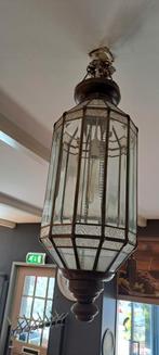 9 x Vintage koperen hanglampen, Huis en Inrichting, Lampen | Hanglampen, Gebruikt, 50 tot 75 cm, Ophalen