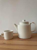 Arabia Teema theepot met 8 kopjes - Zo goed als nieuw, Huis en Inrichting, Keramiek, Ophalen of Verzenden, Zo goed als nieuw, Effen