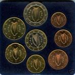 Diverse setjes Ierland 1 cent t/m 2 euro UNC in plastic map, Postzegels en Munten, Munten | Europa | Euromunten, Verzenden, Ierland