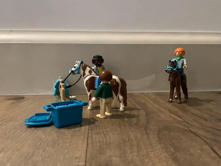 Playmobil Poetsplaats met Paarden, Kinderen en Baby's, Speelgoed | Playmobil, Zo goed als nieuw, Los playmobil, Ophalen of Verzenden