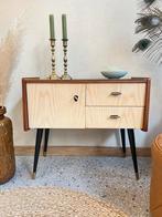 Klein vintage kastje/ladekastje, Ophalen, 1 of 2 laden, 50 tot 100 cm, Onbekend