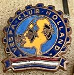 Geëmailleerd speldje van de Vespa Club Holland, Verzamelen, Speldjes, Pins en Buttons, Ophalen of Verzenden, Zo goed als nieuw