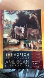 The norton anthology of american literature, Beta, Zo goed als nieuw, Ophalen, WO
