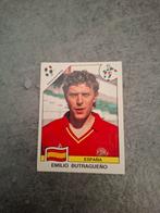Panini sticker WK 90 Italia. Emilio Butragueno Spanje., Hobby en Vrije tijd, Stickers en Plaatjes, Verzenden, Zo goed als nieuw