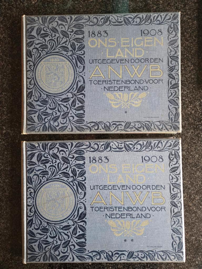 Anwb Ons eigen Land 1883 1908, Verzenden, Zie beschrijving, 20e eeuw of later, Gelezen