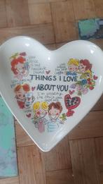 Blond Amsterdam Hartjesschaal, Ophalen, Porselein of Keramiek, Schaal, Zo goed als nieuw