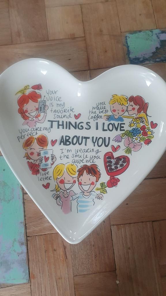 Blond Amsterdam Hartjesschaal, Huis en Inrichting, Woonaccessoires | Schalen en Manden, Zo goed als nieuw, Schaal, Overige vormen