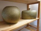 2 mooie vazen, Overige kleuren, Ophalen of Verzenden, Minder dan 50 cm, Glas