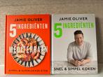 Jamie Oliver - 5 ingrediënten set boeken, Boeken, Kookboeken, Gezond koken, Zo goed als nieuw, Jamie Oliver, Europa