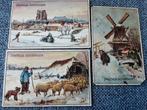 Ansichtkaarten Prettige Kerstdagen 1943 samen €2,50, Ophalen of Verzenden, 1940 tot 1960, Feest(dag)