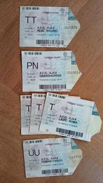 Oude entreekaarten AJAX Europacup. 1994 t/m 1999, Verzamelen, Ophalen of Verzenden, Buitenlandse clubs