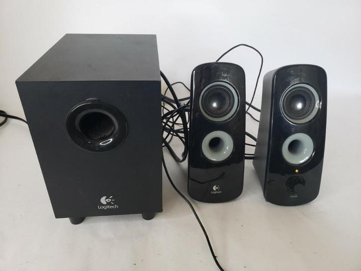 Logitec z323, Computers en Software, Pc speakers, Gebruikt, Audiokanaal 2.1, Ophalen of Verzenden
