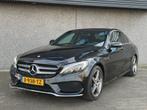 Mercedes-Benz C-klasse 180 AMG-line Leder Afn trekhaak, Auto's, Mercedes-Benz, Automaat, Zwart, Bedrijf, 19 km/l