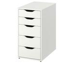 IKEA - Desk, drawer, legs and chair, Ophalen, Zo goed als nieuw, Bureau